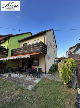 Hausansicht hinten - 5 Zimmer Reihenendhaus in Filderstadt