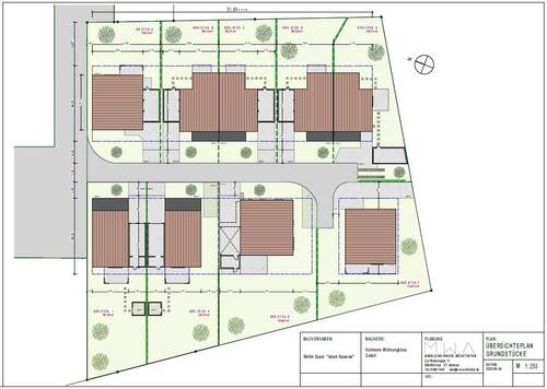 Freistehendes EFH Grundstück A oben links - 