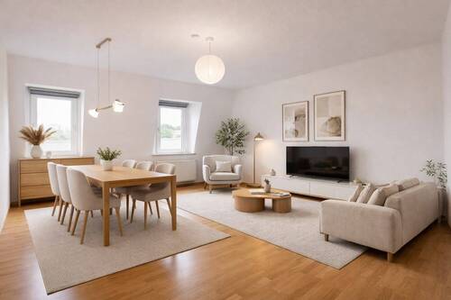 Titelbild Visualisierung - Stilvolle 4-Zimmer-Altbauwohnung in unmittelbarer Mainnähe