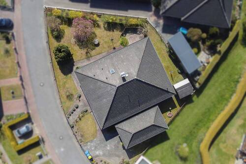 Grundstück von oben - 4 Zimmer Einfamilienhaus zum Kaufen in Steinhagen