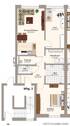 Grundriss - 3 Zimmer Etagenwohnung zur Miete in Delmenhorst / Adelheide