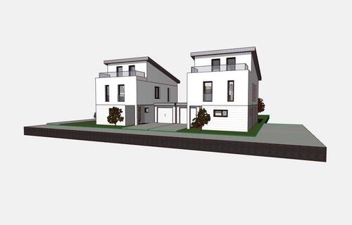 Vorderansicht - Belgisches Viertel Soest: Projektiertes, freistehendes Einfamilienhaus in KfW55-Bauweise - Haus 1