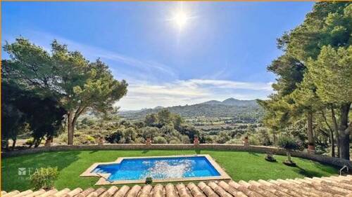Pool mit Panoramablick/piscina con vista panorámic - 9 Zimmer Einfamilienhaus in Son Servera