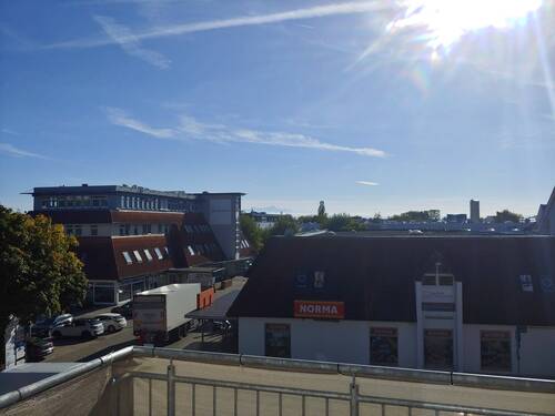 Balkon mit Bergsicht - 3 Zimmer Etagenwohnung zur Miete in Markdorf