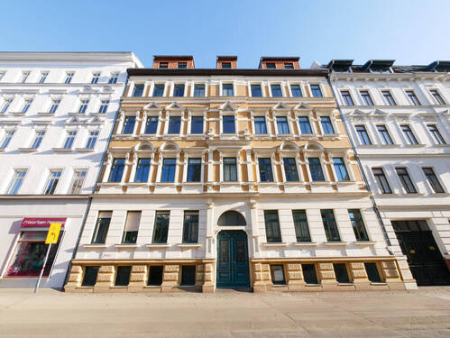 Straßenansicht - 3 Zimmer Etagenwohnung in Leipzig