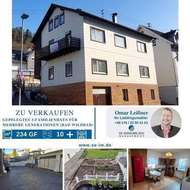 Straßenansicht - Gepflegtes 3-Familienhaus für mehrere Generationen