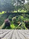 Blick vom Dachfenster in den Garten - 