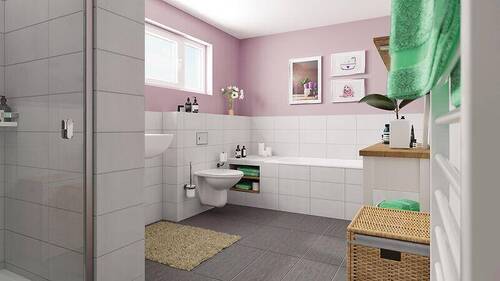 SH100 - Badezimmer - 3 Zimmer Einfamilienhaus in Ohrdruf