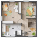 SH100 - Grundriss Obergeschoss - 