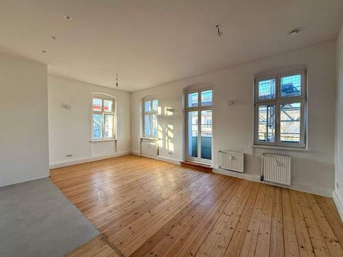 Wohn- und Küchenbereich - 3 Zimmer Etagenwohnung in Berlin