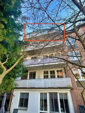 Ansicht von der Gartenseite - 3 Zimmer Etagenwohnung zum Kaufen in Uelzen