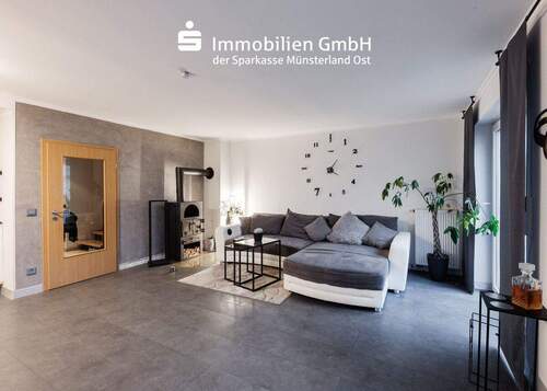 Wohnzimmer - 3 Zimmer Reihenmittelhaus in Münster