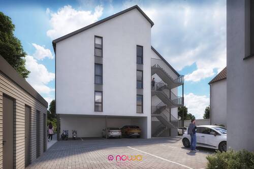 Ansicht Zufahrt von Westen - 1 Zimmer Etagenwohnung zum Kaufen in Braunschweig