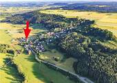 Luftbild 1 - Baugrundstück mit Baugenehmigung innerhalb eines Wohngebietes