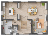 LH 142 Modern - Grundriss Erdgeschoss - 