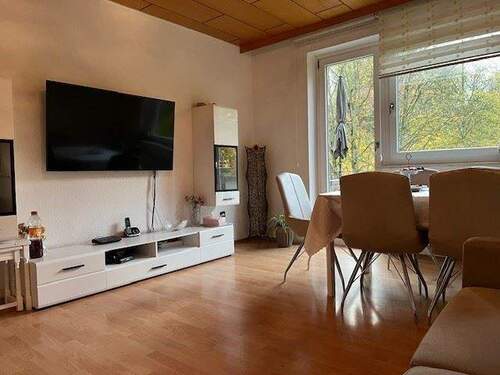 Wohn-Esszimmer (Balkon) - Etagenwohnung mit 60,00 m² in Hamburg zum Kaufen