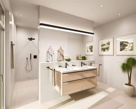 Wohnraumbeispiel Badezimmer - 5 Zimmer Etagenwohnung in Hamburg