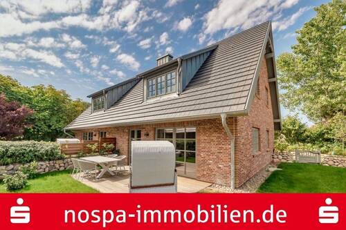 Hausansicht - Neuwertig - exklusive Doppelhaushälfte im Süden von Westerland