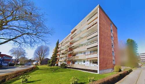 Außenansicht des Gebäudes - Einzimmerwohnung mit Balkon in Dortmund-Lütgendortmund