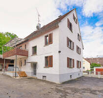 Einzigartiges Anwesen mit Zweifamilienhaus, Bauplatz, Scheune, Maschinenschuppen und großem Garten!! - Freiberg am Neckar / Beihingen