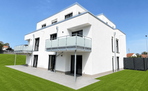 Süd - Westansicht.png - 3 Zimmer Terrassenwohnung in Bielefeld