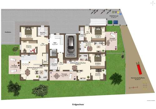 gesamtes Erdgeschoss - 