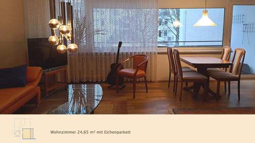 Wohnzimmer Ansicht 2 - 4 Zimmer Etagenwohnung in Regensburg
