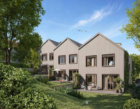 Gartenansicht - 5 Zimmer Reihenmittelhaus zum Kaufen in Raisting