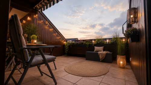 Balkon 2 Digitales Staging - 