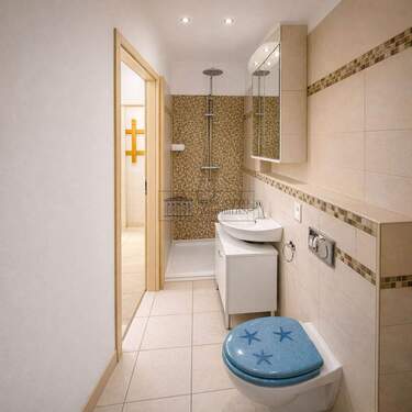 Tageslichtbad - 2 Zimmer Etagenwohnung in Berlin