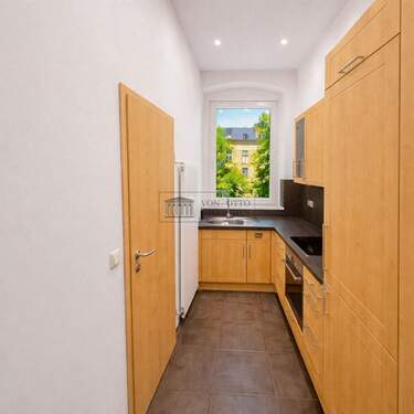 Einbauküche - Etagenwohnung mit 49,30 m&sup2; in Berlin zum Kaufen