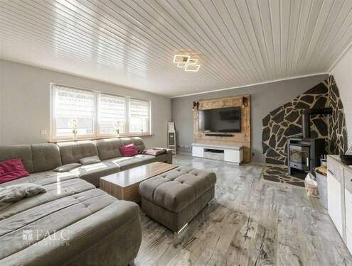 Wohnzimmer - Einfamilienhaus mit 115,00 m&sup2; in Schürdt zum Kaufen