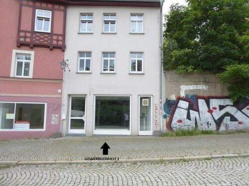 Aussenansicht Gewerbeeinheit 2 - 1 Zimmer Gewerbeobjekt (Büro, Produktion, Verkauf) zur Miete in Saalfeld/Saale