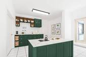Küche_Homestaging - 4 Zimmer Etagenwohnung in Schwülper
