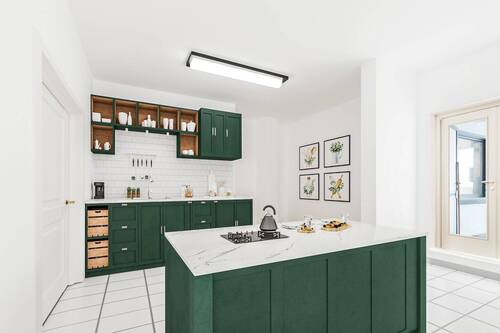 Küche_Homestaging - 4 Zimmer Etagenwohnung in Schwülper