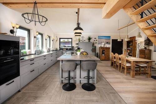 Blick in die Küche - 