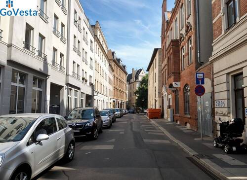 Straßenansicht - 3 Zimmer Etagenwohnung in Halle