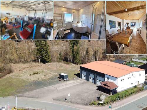 1.jpg - Komfortabel Wohnen mit Gewerbehalle und optional erwerbbaren Baugrundstück - PROVISIONSFREI!