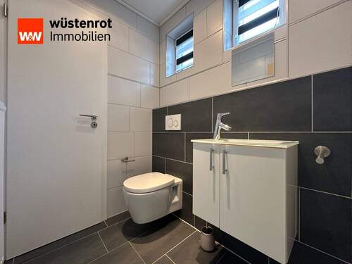 Modernes Gäste-WC EG - Doppelhaushälfte mit 105,00 m² in Weikersheim zum Kaufen