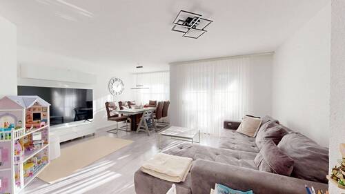 03 Wohn-Essbereich - Etagenwohnung mit 77,00 m&sup2; in Fellbach zum Kaufen