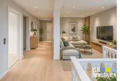 Visualisierung Wohnzimmer - Ansprechende 2,5-Zimmer-Wohnung über zwei Ebenen mitten in der Stadt