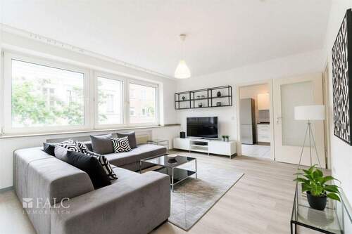 Großer Wohn- und Schlafraum - (KI generiert) - 1 Zimmer Etagenwohnung zur Miete in Viersen