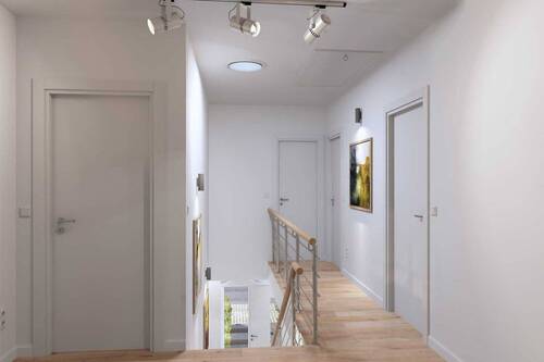 Flur im Dachgeschoss - 