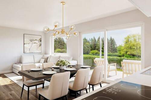 offenes Wohnen visualisiert - 