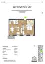 2 Zimmerwohnung Nummer 20 - 
