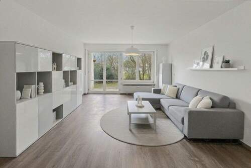 Wohnzimmer-Visualisierung - 3 Zimmer Einfamilienhaus zum Kaufen in München