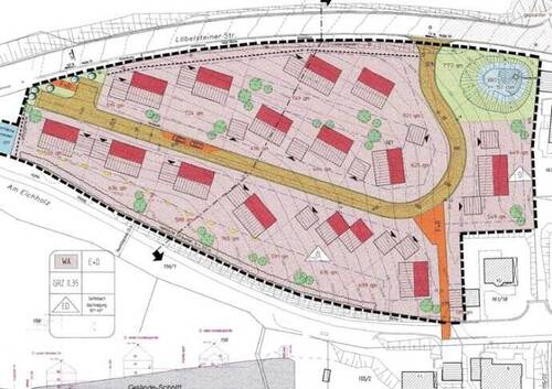 Bebauungsplan - Grundstück in Coburg