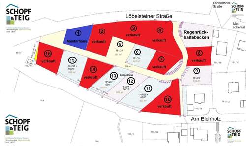 Lageplan - Grundstück in Coburg zum Kaufen