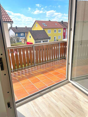 sonniger Balkon - 