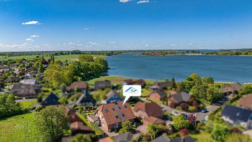 Traumhafte Landschaft - Doppelhaushälfte mit phantastischem Schleiblick